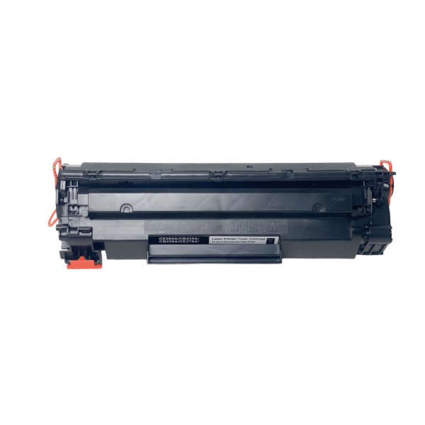 Compatible black toner cartridge for HP LaserJet P1102, P1102w, and P1566, model IMAGEPRINT 85A/78A.