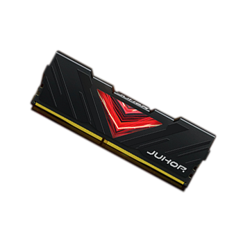 JUHOR 8GB DDR4 black RAM with aluminum heatsink and XMP 2.0 support