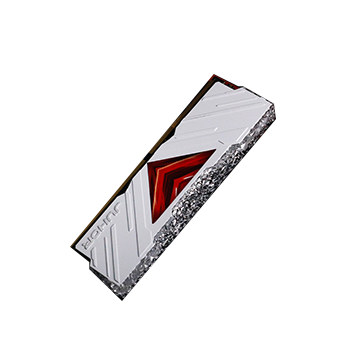 JUHOR 8GB DDR4 white RAM with aluminum heatsink for desktop PC