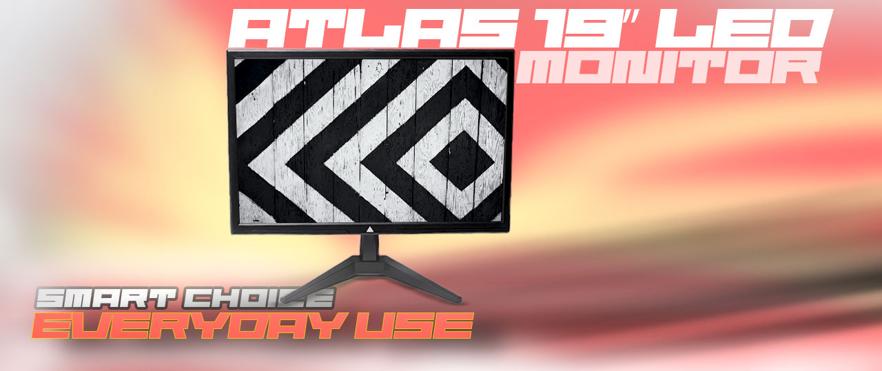Atla 19 inch monitor banner