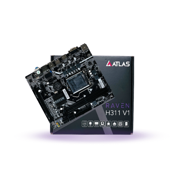 RAVEN H311 V1 Motherboard with DDR4, M.2 for Intel 6th–9th Gen